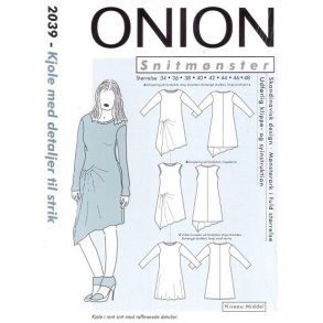 Onion 2039 Kjole med detaljer - til strik